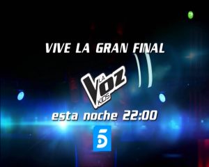 Final espectacular de ‘La voz kids’ hoy en Telecinco