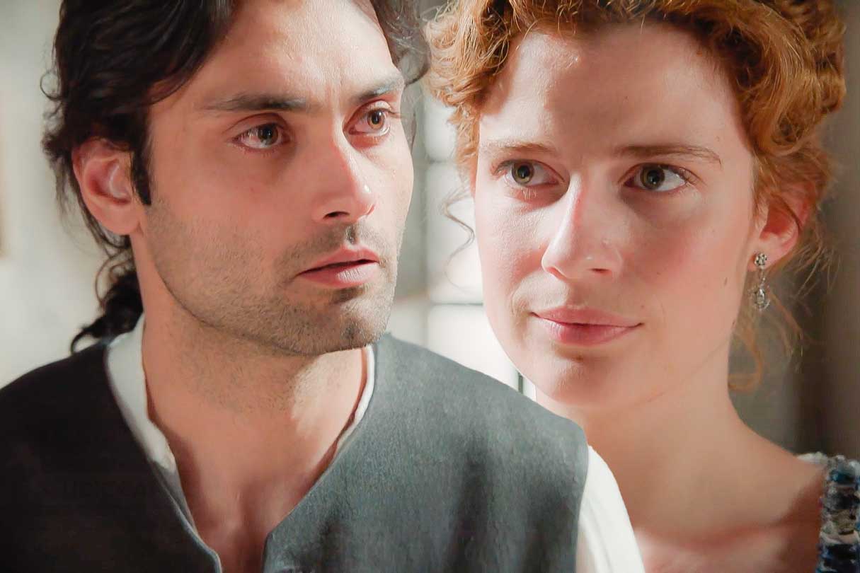 Rocío Suárez de Puga (Adriana) y Marco Pernas (Rafael) en Valle Salvaje