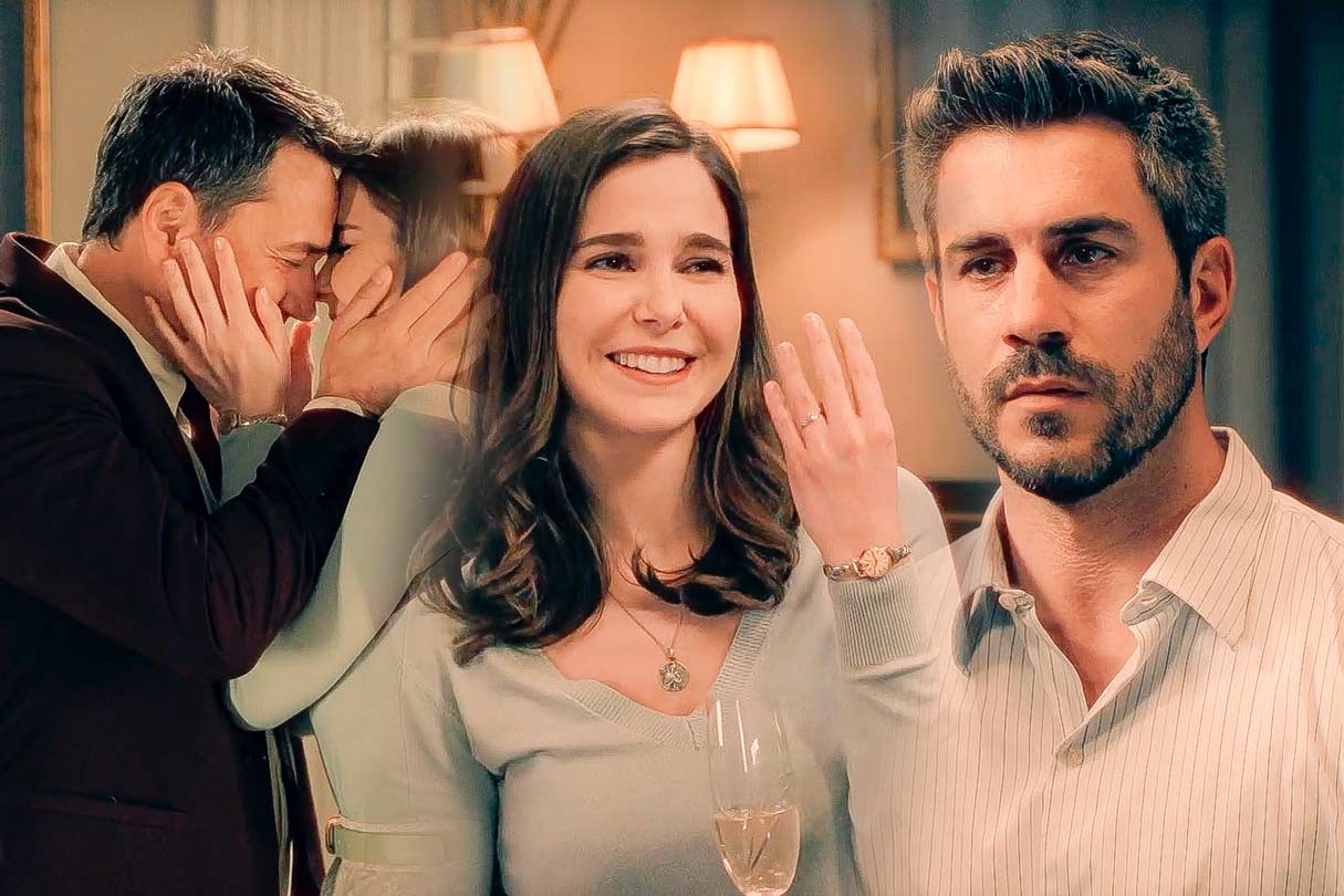 Begoña anuncia su boda con Gabriel ante toda la familia en Sueños de libertad