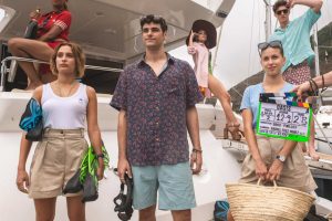 Ana Garcés en el rodaje de la serie ‘Oasis’, nueva producción original de Netflix